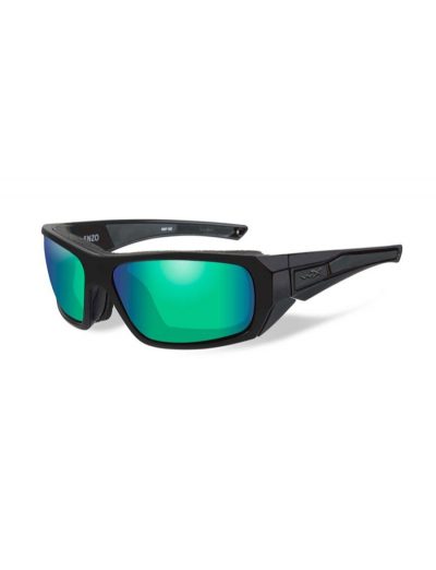 ENZO POL EMERALD MIRROR LENS / MATTE BLACK FRAME