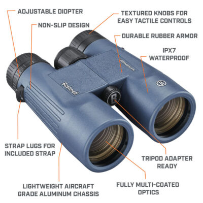 BUSHNELL H2O 10X42 WATERPROOF BINOCULARS - Image 11