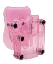 PINK TRANSPARENT MEGA FIT HOLSTER - PADDLE PLATFORM