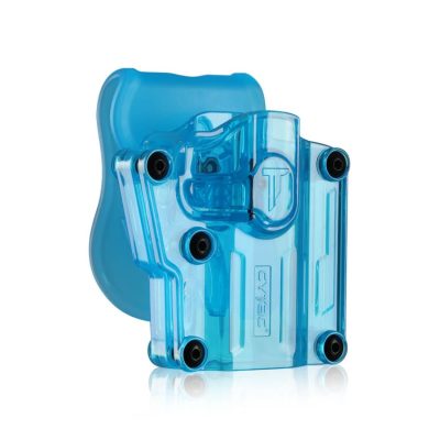 BLUE TRANSPARENT MEGA FIT HOLSTER – PADDLE PLATFORM