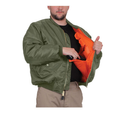 Rothco Concealed Carry MA-1 Flight Jacket - Image 2